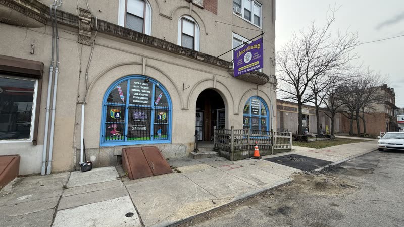The front of A Touch of Blessings 2 & 3 at 2318 Cecil B. Moore Ave.